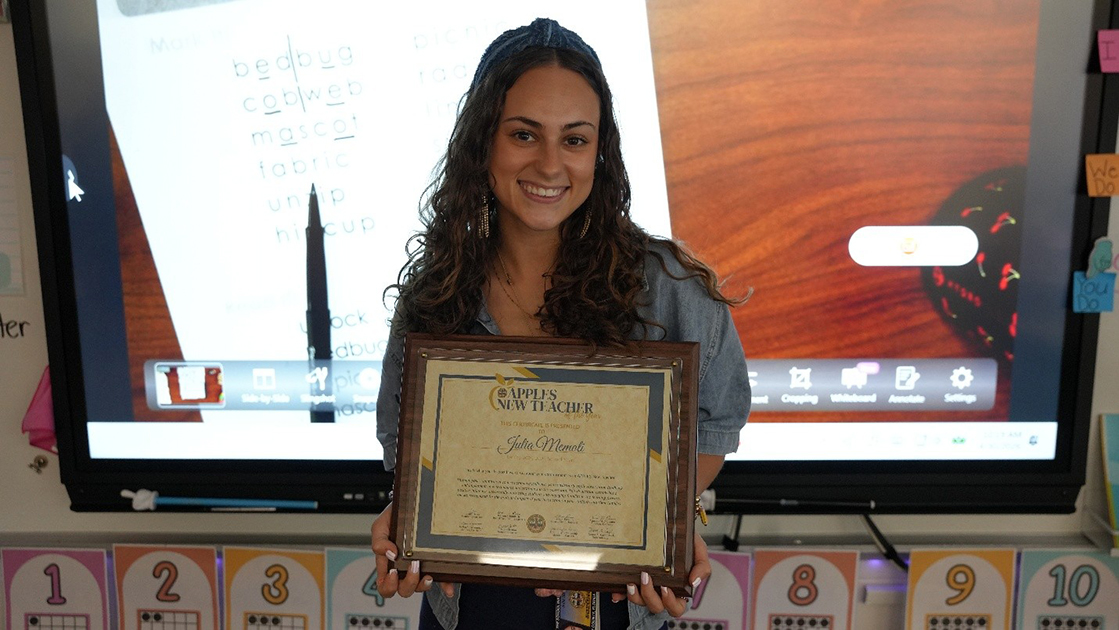 School District Honors New Teacher of the Year School District Honors New Teacher of the Year